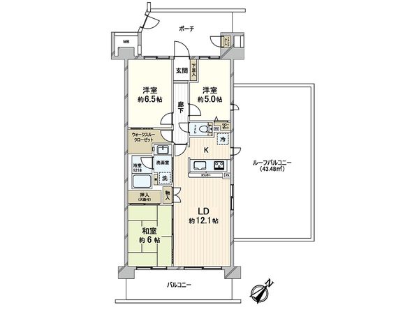 アメニクス川口 間取図(平面図) アメニクス川口 間取図(平面図)