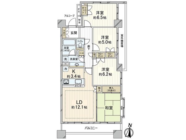 リビオ川口セルフィア 間取図(平面図) リビオ川口セルフィア 間取図(平面図)