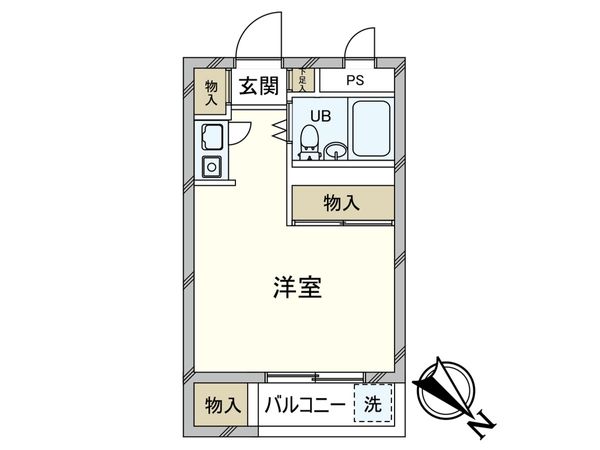 ソアール第2川口 間取図(平面図) ソアール第2川口 間取図(平面図)
