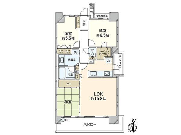 ライオンズ川口幸町グランフォート 間取図(平面図) ライオンズ川口幸町グランフォート 間取図(平面図)