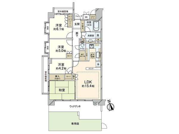 川口パークホームズステーションアリーナ 間取図(平面図) 川口パークホームズステーションアリーナ 間取図(平面図)