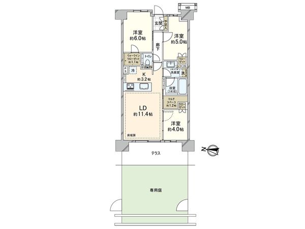 ローレルコート川口レジデンス 間取図(平面図) ローレルコート川口レジデンス 間取図(平面図)