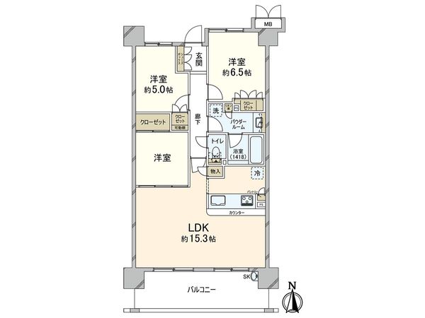ルネ川口アグリア 間取図(平面図)