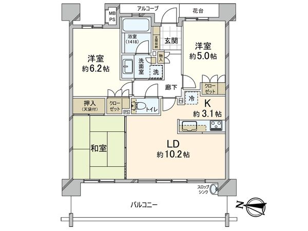 間取図(平面図)