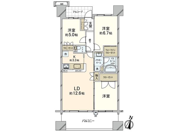 間取図(平面図)
