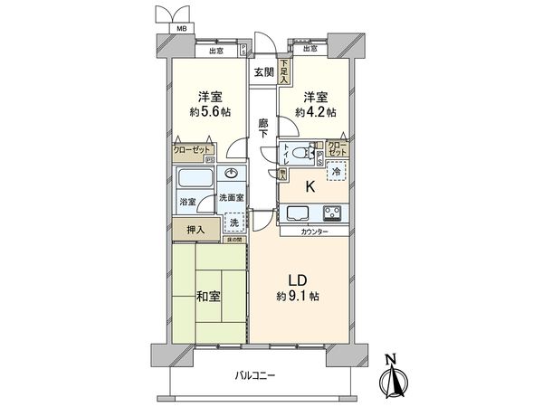 間取図(平面図)