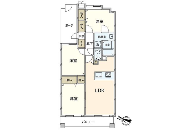 シーズガーデングリーンパティオ 間取図(平面図) シーズガーデングリーンパティオ 間取図(平面図)