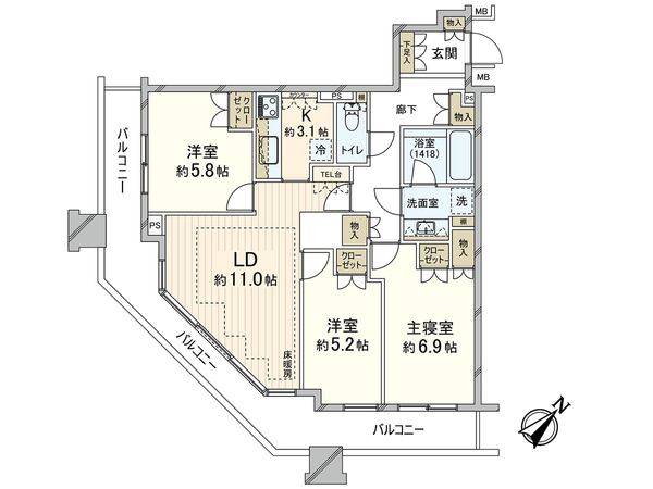 間取図(平面図)