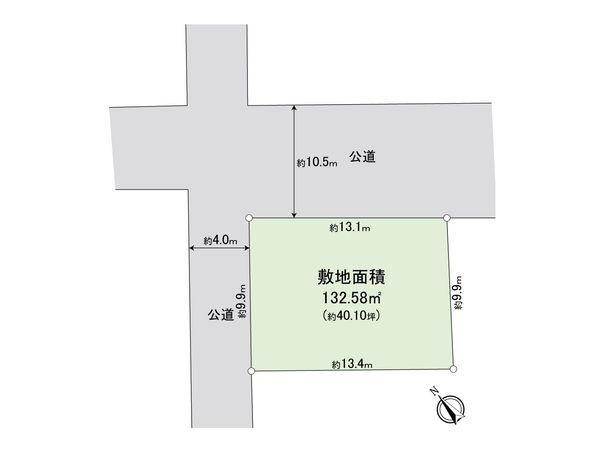 さいたま市南区白幡4丁目 区画図 さいたま市南区白幡4丁目 区画図