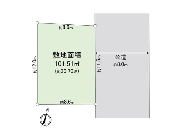 さいたま市南区四谷1丁目 区画図 さいたま市南区四谷1丁目 区画図