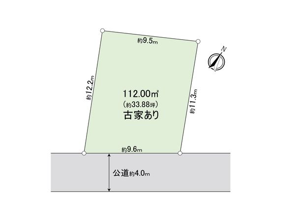 さいたま市緑区大字中尾 東浦和第二区画整理事業区域内(仮換地) 地型図