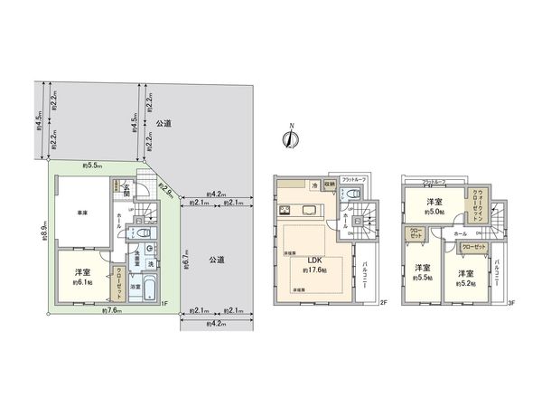 さいたま市南区四谷2丁目 間取図(平面図) さいたま市南区四谷2丁目 間取図(平面図)