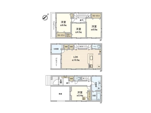戸田市笹目3丁目 間取図(平面図)