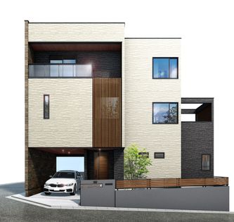 さいたま市南区根岸1丁目 外観パース図