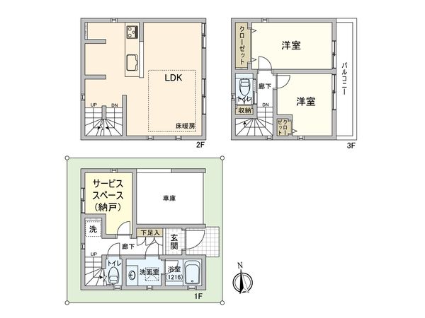 さいたま市南区根岸3丁目 間取図(平面図) さいたま市南区根岸3丁目 間取図(平面図)