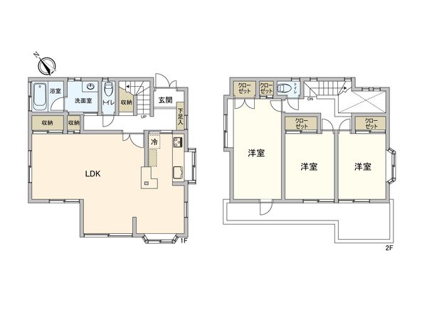 さいたま市南区辻4丁目 間取図(平面図) さいたま市南区辻4丁目 間取図(平面図)