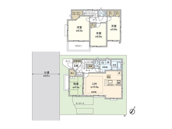 さいたま市南区辻4丁目 間取図(平面図)