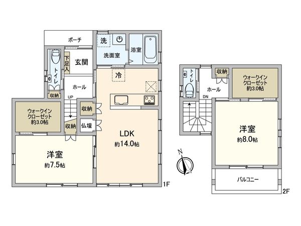 戸田市大字新曽 間取図(平面図) 戸田市大字新曽 間取図(平面図)