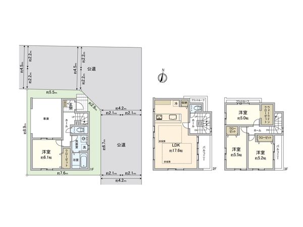 さいたま市南区四谷2丁目 間取図(平面図) さいたま市南区四谷2丁目 間取図(平面図)