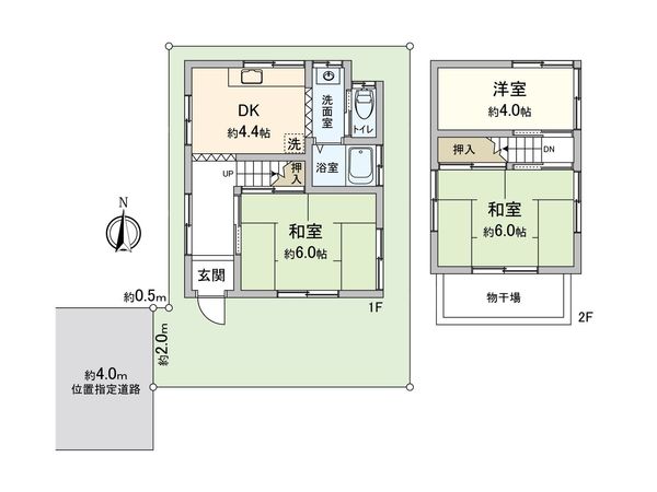さいたま市桜区道場1丁目 間取図(平面図) さいたま市桜区道場1丁目 間取図(平面図)
