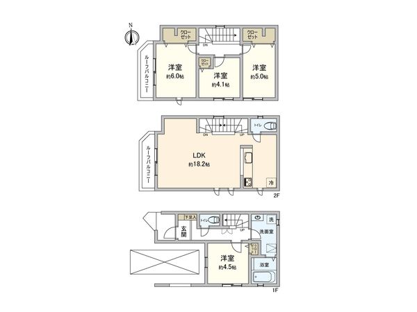 さいたま市南区辻8丁目 間取図(平面図)