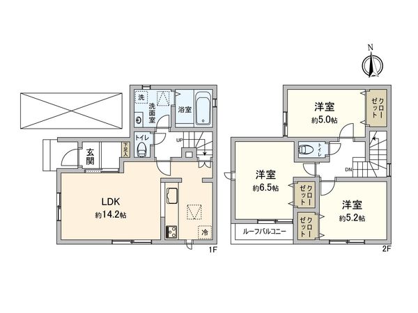 さいたま市南区辻8丁目 間取図(平面図)