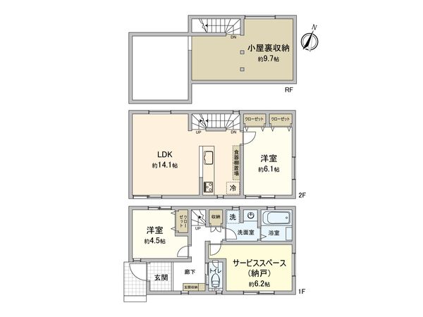 さいたま市桜区南元宿2丁目 間取図(平面図) さいたま市桜区南元宿2丁目 間取図(平面図)
