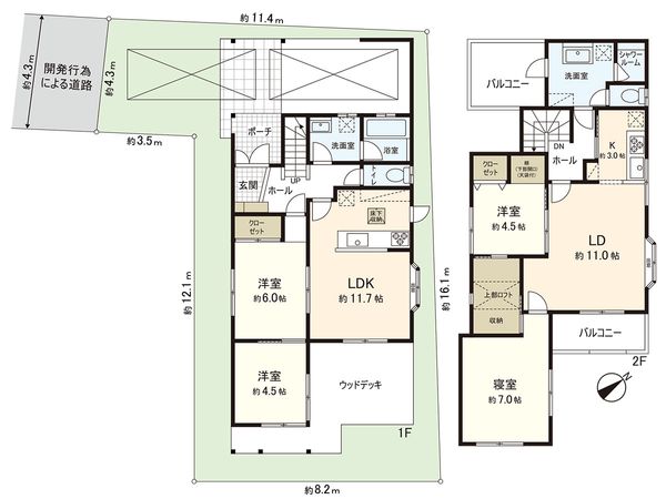さいたま市桜区大字五関 間取図(平面図) さいたま市桜区大字五関 間取図(平面図)