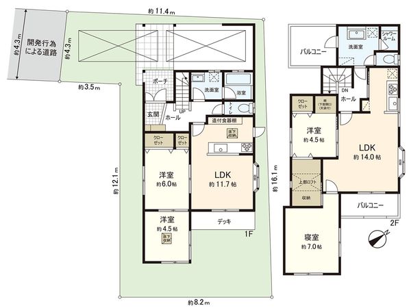 さいたま市桜区大字五関 間取図(平面図) さいたま市桜区大字五関 間取図(平面図)