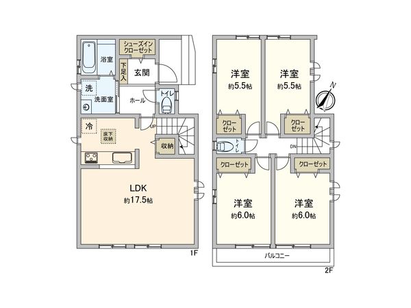 戸田市笹目3丁目 間取図(平面図) 戸田市笹目3丁目 間取図(平面図)