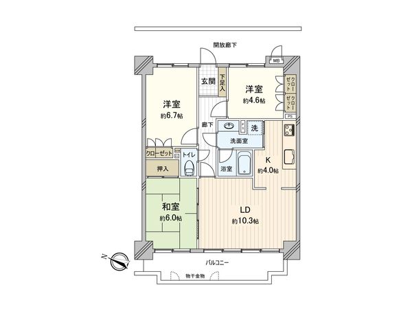 間取図(平面図)