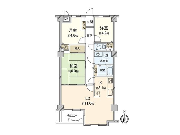 間取図(平面図)