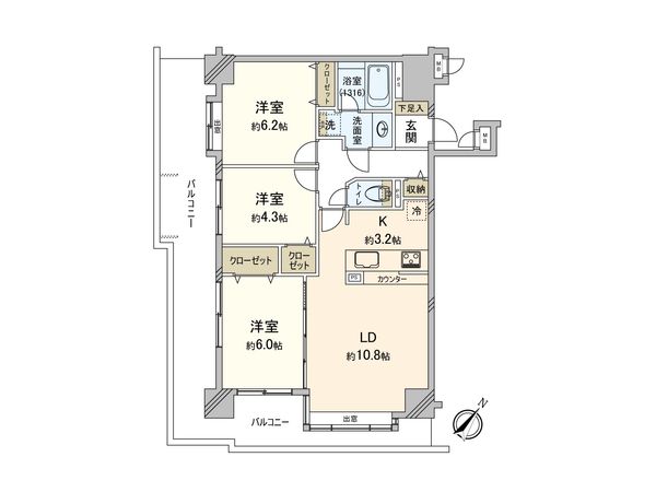間取図(平面図)