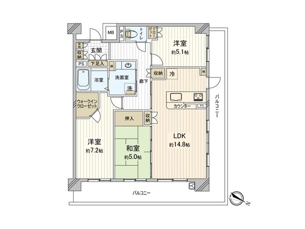 間取図(平面図)