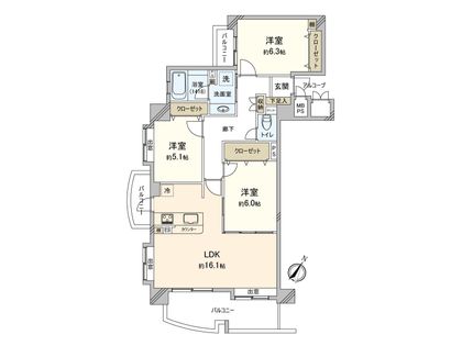 間取図(平面図)
