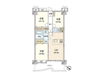 間取図(平面図)
