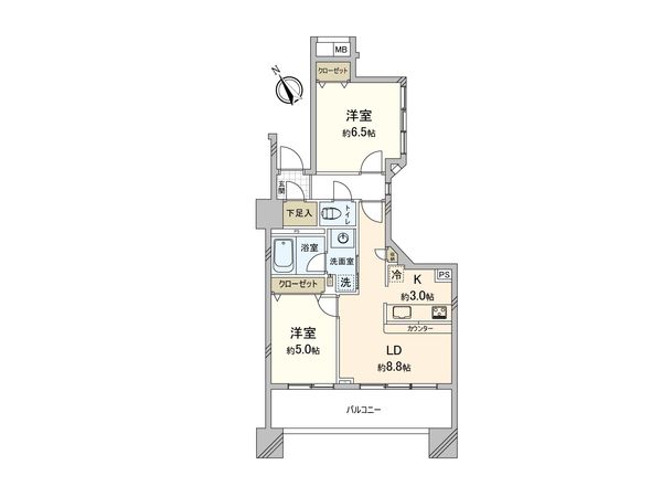 ラプレ浦和根岸 間取図(平面図) 間取図(平面図)