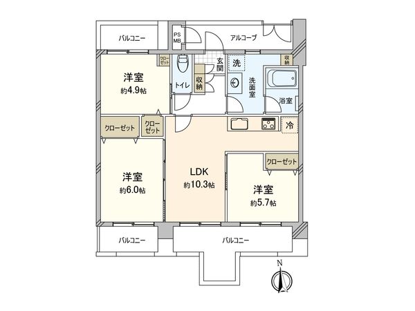 間取図(平面図)