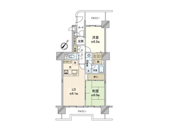 アーベイン川越南大塚キッズプレース 間取図(平面図)