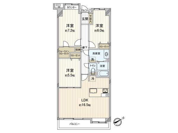 ラミーユ浦和ハイライズセカンド・キャッスル 間取図(平面図) ラミーユ浦和ハイライズセカンド・キャッスル 間取図(平面図)