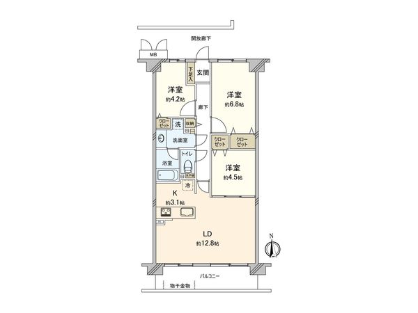 ソフィア戸田 間取図(平面図)