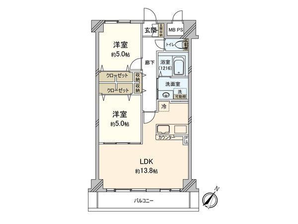 浦和西ガーデニア 間取図(平面図)