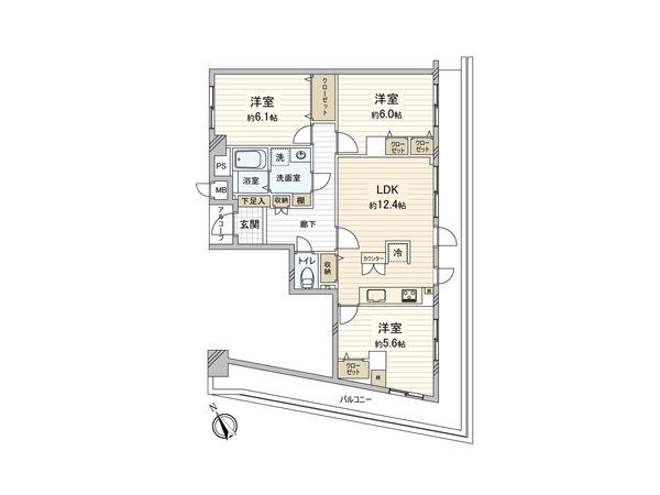 間取図(平面図)