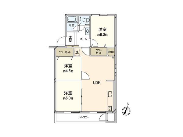 栄和南住宅 間取図(平面図) 栄和南住宅 間取図(平面図)