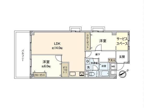 プリムローズ浦和 間取図(平面図) プリムローズ浦和 間取図(平面図)