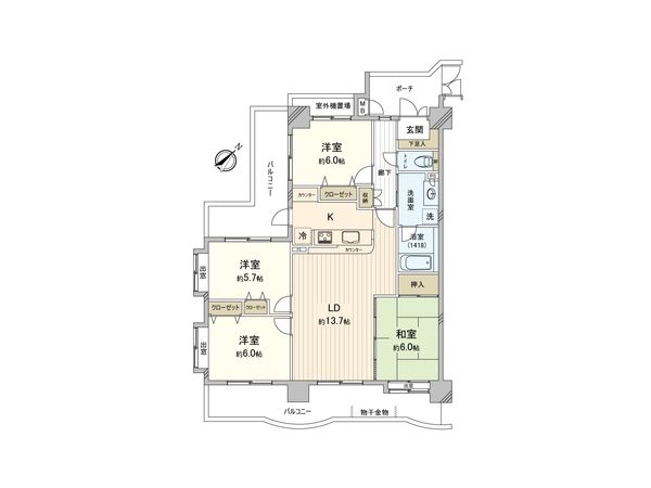 ダイアパレス浦和秋ヶ瀬公園 間取図(平面図) ダイアパレス浦和秋ヶ瀬公園 間取図(平面図)