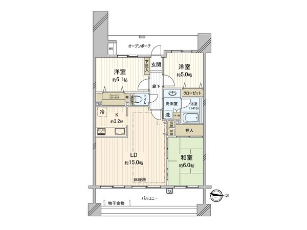 間取図(平面図)