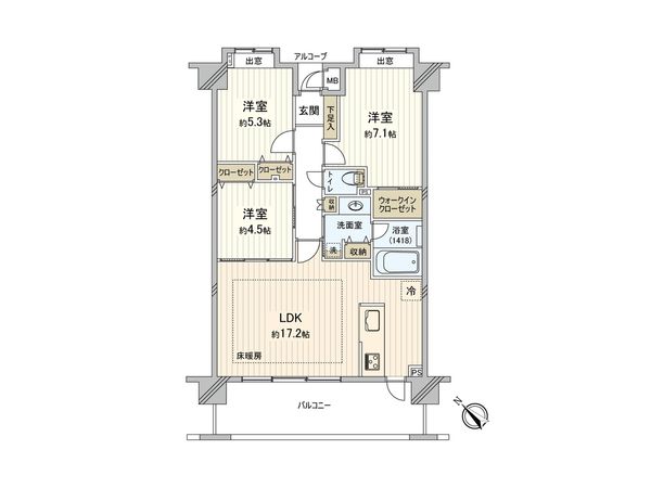 間取図(平面図)