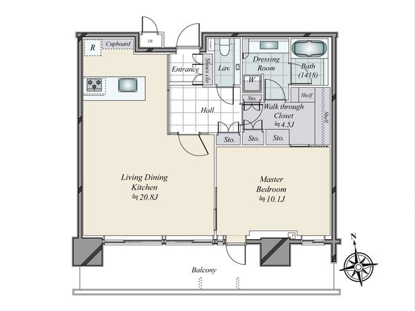 パークコート浜離宮 ザ タワー 間取図(平面図) パークコート浜離宮 ザ タワー 間取図(平面図)