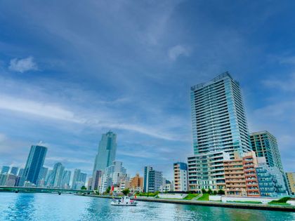 パークシティ中央湊 ザタワー 外観